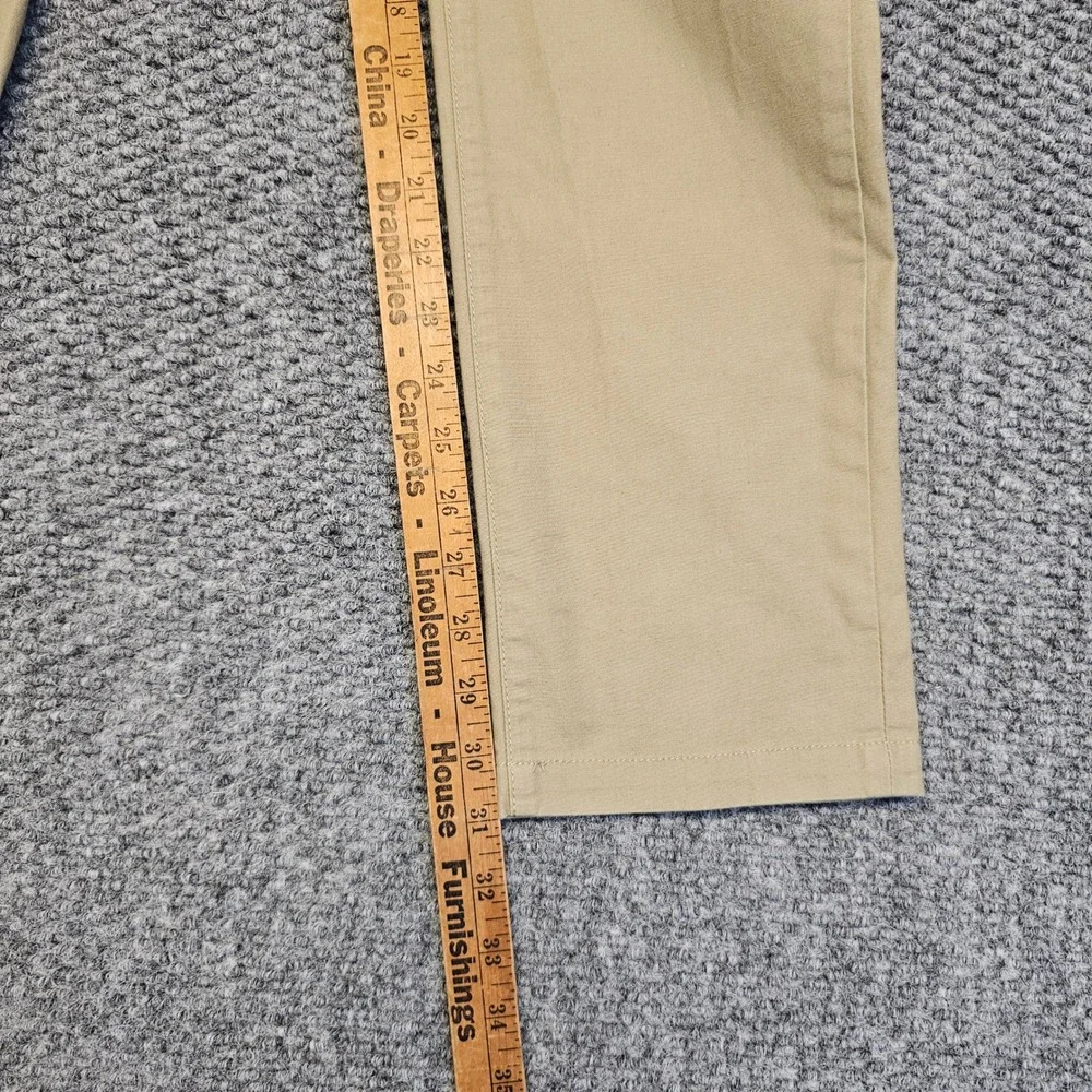 Roark Mens Khaki Straight Fit Flat Front Chino‎ Khaki Pants Size 30